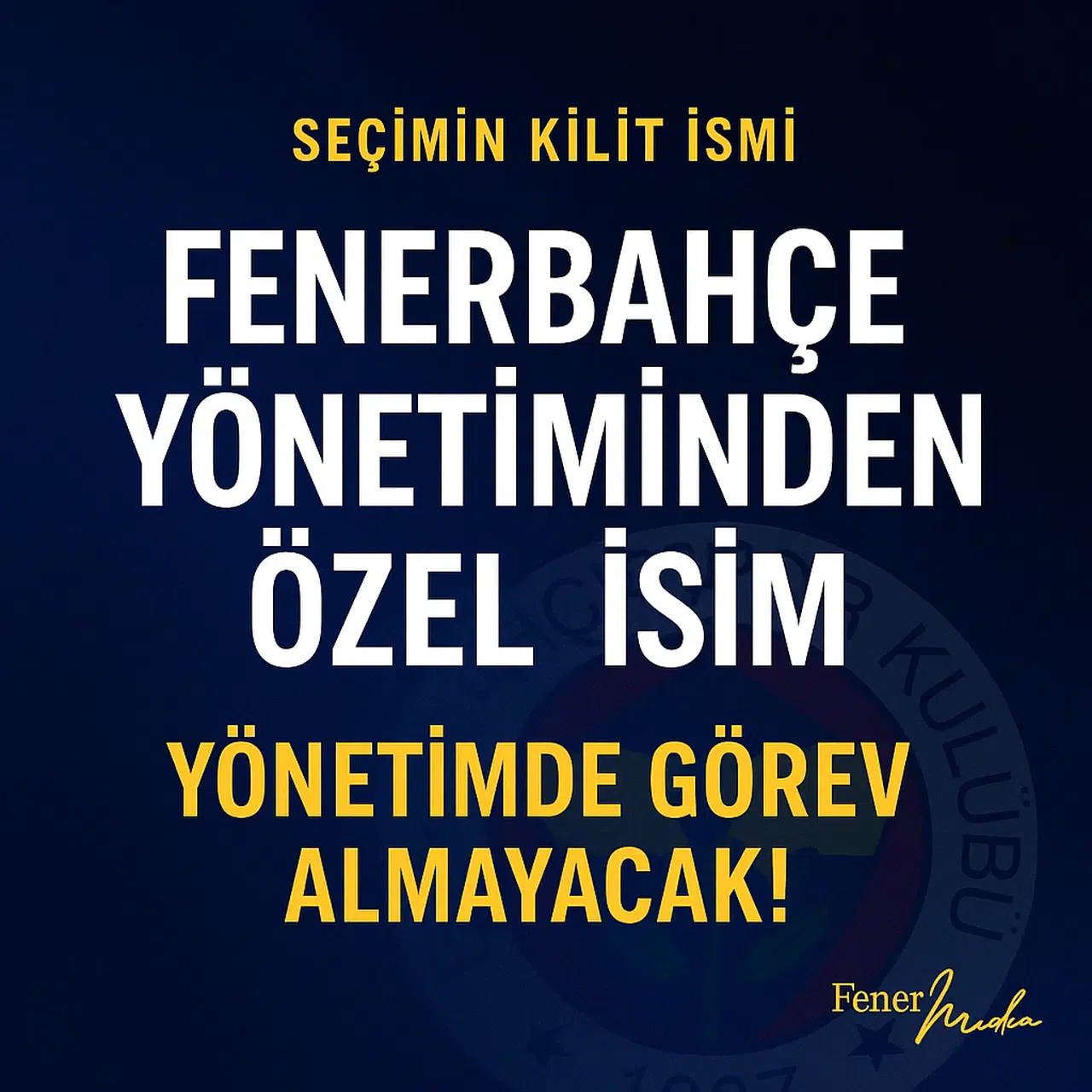 Seçimin Kilit İsmi Hakan Bilal Kutlualp Yönetimde Görev Almayacak!