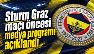 Sturm Graz maçı öncesi medya programı açıklandı