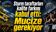 Sturm taraftarları kalite farkını kabul etti: Mucize gerekiyor