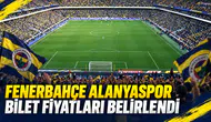 Fenerbahçe Alanyaspor bilet fiyatları belirlendi