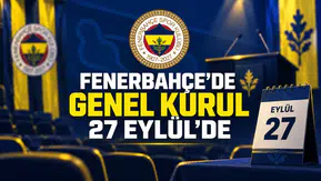 Fenerbahçe’de Genel Kurul 27 Eylül’de