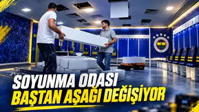 Soyunma odası baştan aşağı değişiyor