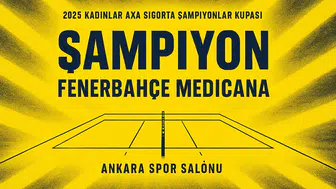 Fenerbahçe Medicana pes etmedi, kupayı aldı!
