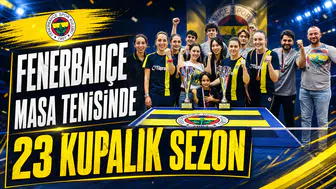 Fenerbahçe masa tenisinde 23 kupalık sezon