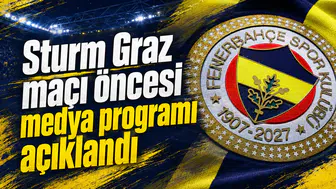 Sturm Graz maçı öncesi medya programı açıklandı