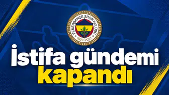 İstifa gündemi kapandı