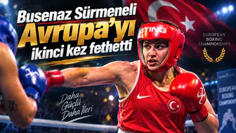 Busenaz Sürmeneli Avrupa’yı ikinci kez fethetti