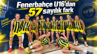 Fenerbahçe U16’dan 57 sayılık fark
