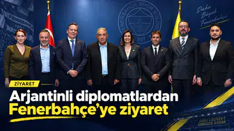 Arjantinli diplomatlardan Fenerbahçe’ye ziyaret