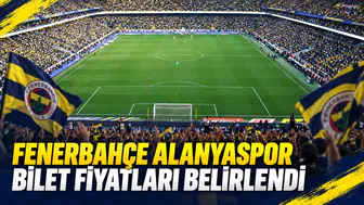 Fenerbahçe Alanyaspor bilet fiyatları belirlendi