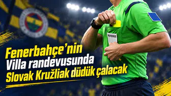Aston Villa randevusunda Slovak Kružliak düdük çalacak