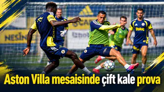Aston Villa mesaisinde çift kale prova