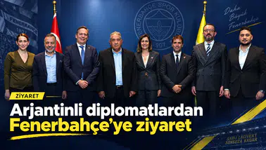 Arjantinli diplomatlardan Fenerbahçe’ye ziyaret