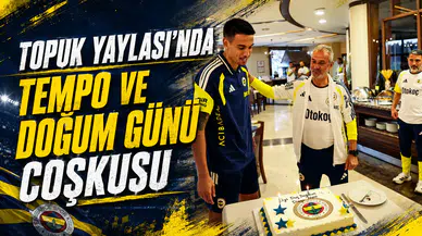 Topuk Yaylası’nda tempo ve doğum günü coşkusu