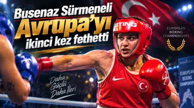 Busenaz Sürmeneli Avrupa’yı ikinci kez fethetti