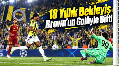 18 Yıllık Bekleyiş Brown’un Golüyle Bitti