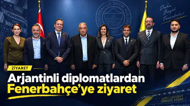 Arjantinli diplomatlardan Fenerbahçe’ye ziyaret