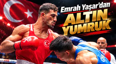 Emrah Yaşar’dan altın yumruk