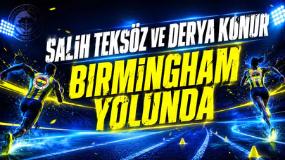 Salih Teksöz ve Derya Kunur Birmingham yolunda