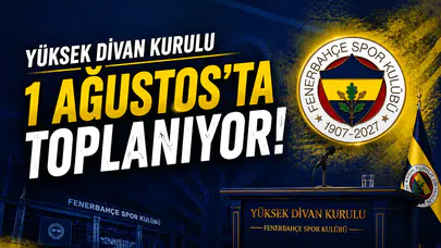 Yüksek Divan Kurulu 1 Ağustos’ta toplanıyor