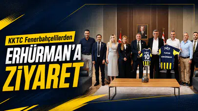 KKTC Fenerbahçelilerden Erhürman’a ziyaret