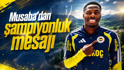 Musaba’dan şampiyonluk mesajı