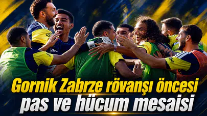 Gornik Zabrze rövanşı öncesi pas ve hücum mesaisi