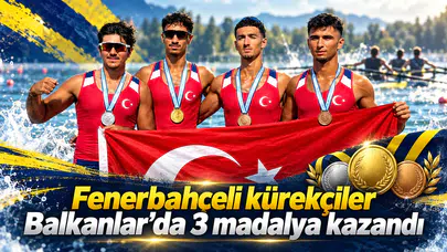 Fenerbahçeli kürekçiler Balkanlar’da 3 madalya kazandı