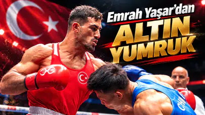 Emrah Yaşar’dan altın yumruk