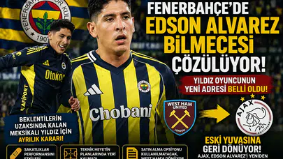 Fenerbahçe'de Edson Alvarez bilmecesi çözülüyor! Yıldız oyuncunun yeni adresi belli oldu