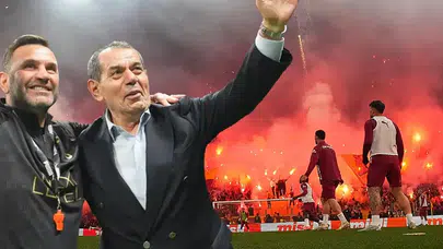 Samsun'da zafer gecesi: Galatasaray şampiyonluk kupasını kaldırmaya hazırlanıyor