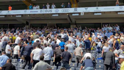 Kongre arenasında gerilim tırmandı: Tribünlerde arbede