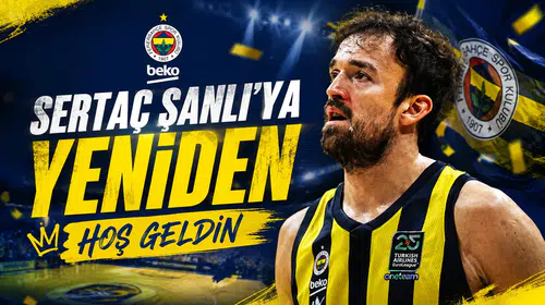 Sertaç Şanlı’ya “yeniden hoş geldin”