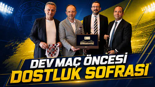 Dev maç öncesi dostluk sofrası