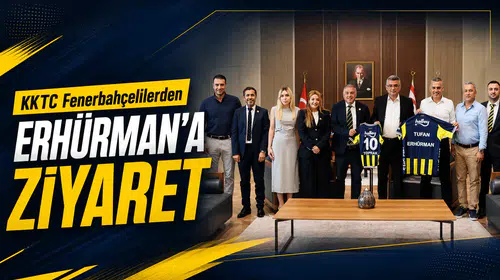 KKTC Fenerbahçelilerden Erhürman’a ziyaret