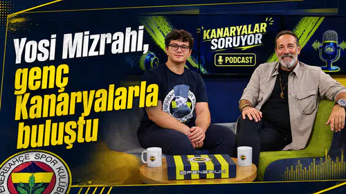 Yosi Mizrahi, genç Kanaryalarla buluştu