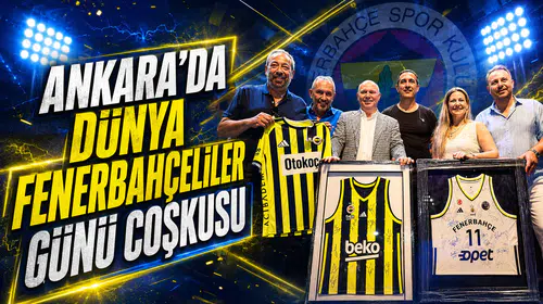 Ankara'da Dünya Fenerbahçeliler günü coşkusu