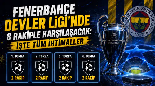 Fenerbahçe Devler Ligi’nde 8 rakiple karşılaşacak: İşte tüm ihtimaller