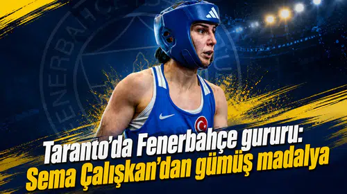 Taranto’da Fenerbahçe gururu: Sema Çalışkan’dan gümüş madalya