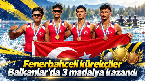 Fenerbahçeli kürekçiler Balkanlar’da 3 madalya kazandı