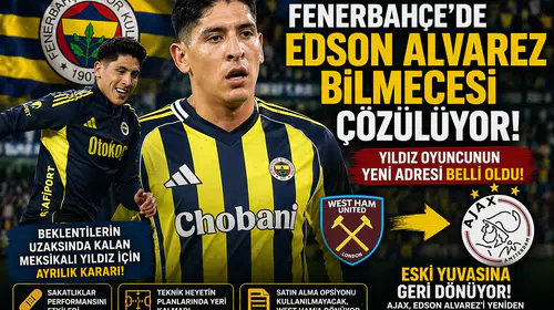 Fenerbahçe'de Edson Alvarez bilmecesi çözülüyor! Yıldız oyuncunun yeni adresi belli oldu