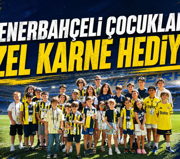 Fenerbahçeli çocuklara özel karne hediyesi