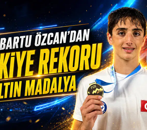 Emir Bartu Özcan’dan Türkiye rekoru ve altın madalya