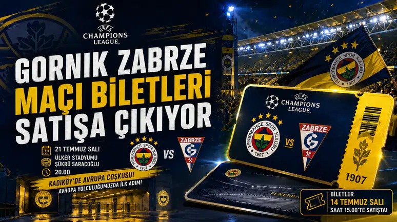 Gornik Zabrze maçı biletleri satışa çıkıyor
