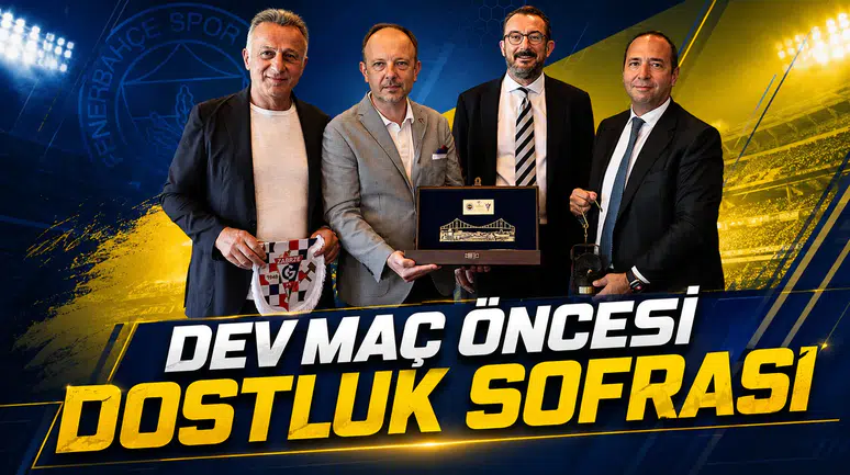 Dev maç öncesi dostluk sofrası