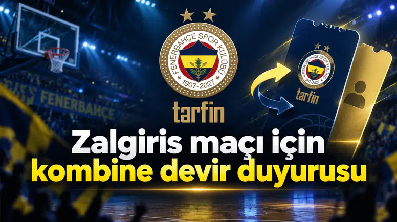 Zalgiris maçı için kombine devir duyurusu